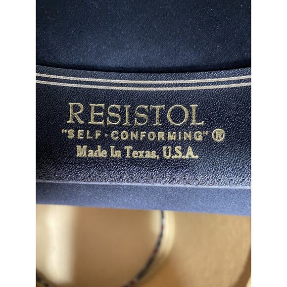 Western Black RESISTOL Beaver 4XXXX Self Conforming Cowboy Hat 7 With Box - Picture 3 of 12